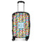 Retro Pixel Squares Carry-On Travel Bag - With Handle