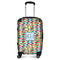 Retro Pixel Squares Suitcase - 20" Carry On (Personalized)