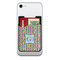 Retro Pixel Squares 2-in-1 Cell Phone Credit Card Holder & Screen Cleaner (Personalized)