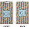 Retro Pixel Squares Clipboard (Legal) (Front + Back)