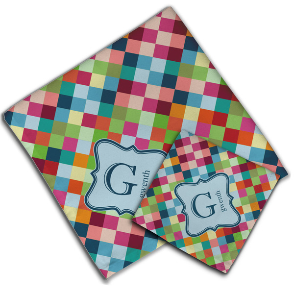 Retro Pixel Squares Cloth Napkins - Personalized Lunch & Dinner (PARENT MAIN)