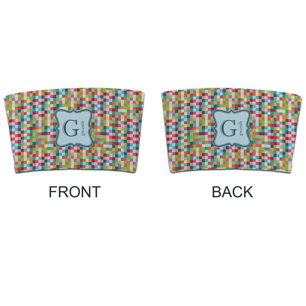 Retro Pixel Squares Coffee Cup Sleeve - APPROVAL