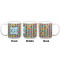 Retro Pixel Squares Coffee Mug - 20 oz - White APPROVAL