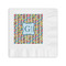 Retro Pixel Squares Coined Cocktail Napkins (Personalized)