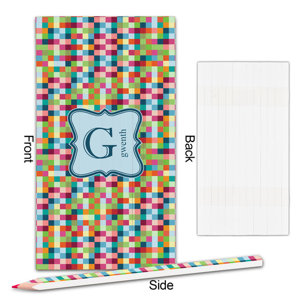 Retro Pixel Squares Colored Pencils - Approval