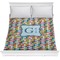Retro Pixel Squares Comforter - Full / Queen (Personalized)