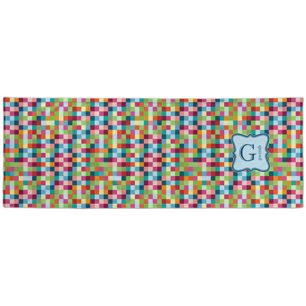 Retro Pixel Squares Cooling Towel- Approval