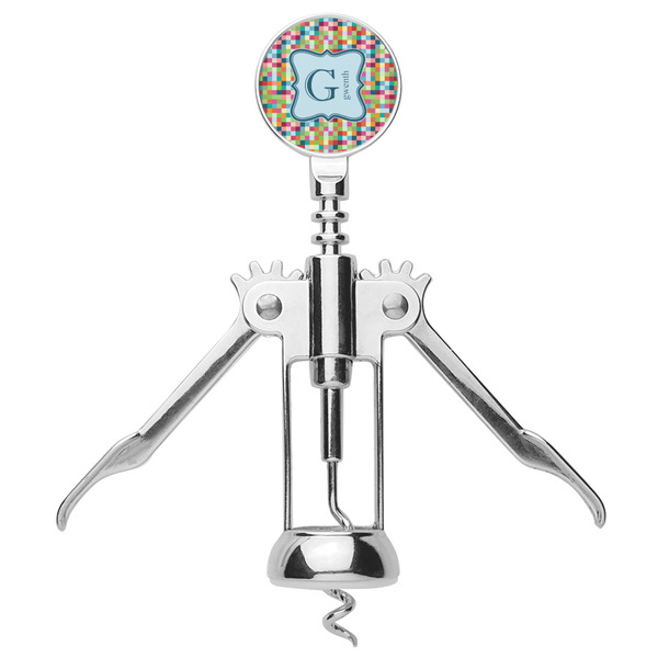 Retro Pixel Squares Corkscrew - Alt