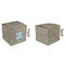 Retro Pixel Squares Cubic Gift Box - Approval