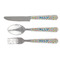 Retro Pixel Squares Cutlery Set (Personalized)