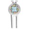 Retro Pixel Squares Golf Divot Tool & Ball Marker (Personalized)