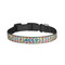 Retro Pixel Squares Dog Collar - Large (Personalized)
