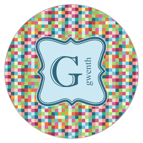 Retro Pixel Squares Drink Topper - XSmall - Single