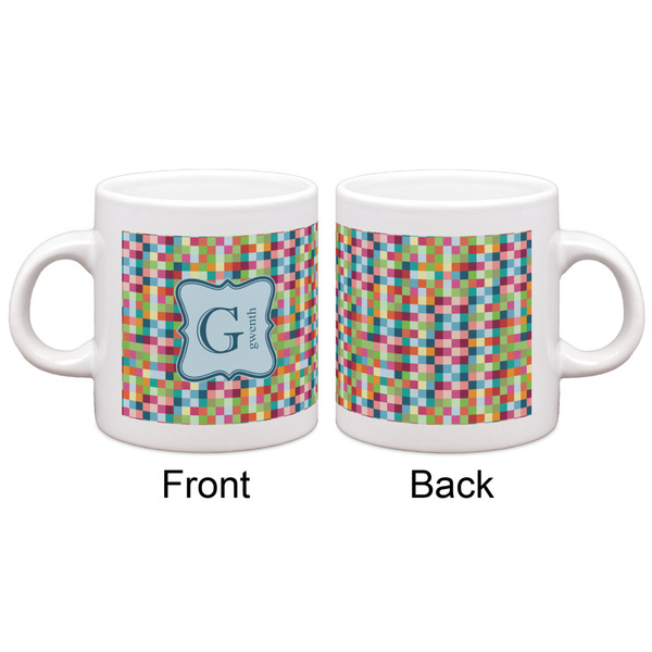 Retro Pixel Squares Espresso Cup - Apvl