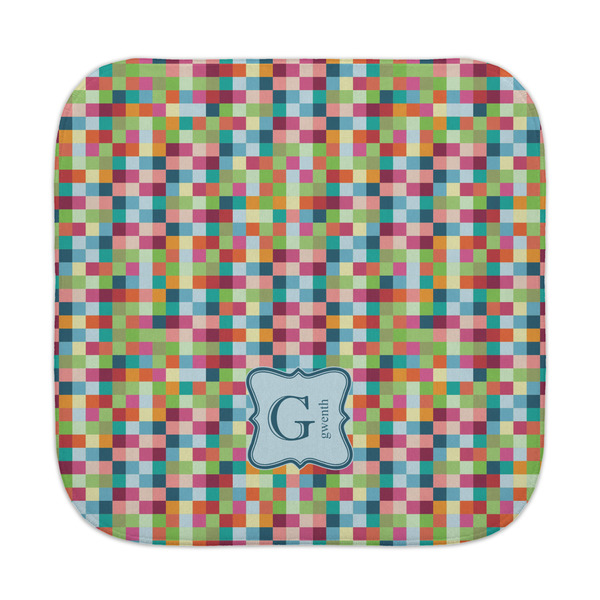 Custom Retro Pixel Squares Face Towel (Personalized)