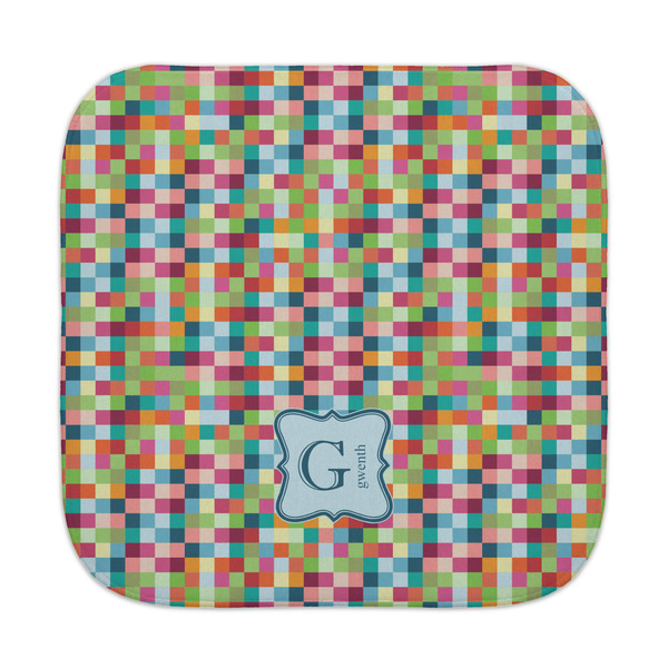Custom Retro Pixel Squares Face Towel (Personalized)