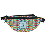 Retro Pixel Squares Fanny Pack - Classic Style (Personalized)