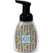 Retro Pixel Squares Foam Soap Bottle - Black (Personalized)