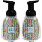 Retro Pixel Squares Foam Soap Bottle (Front & Back)