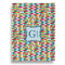 Retro Pixel Squares Garden Flags - Large - Double Sided - FRONT