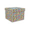 Retro Pixel Squares Gift Boxes with Lid - Canvas Wrapped - Small - Front/Main
