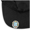 Retro Pixel Squares Golf Ball Marker Hat Clip - Main
