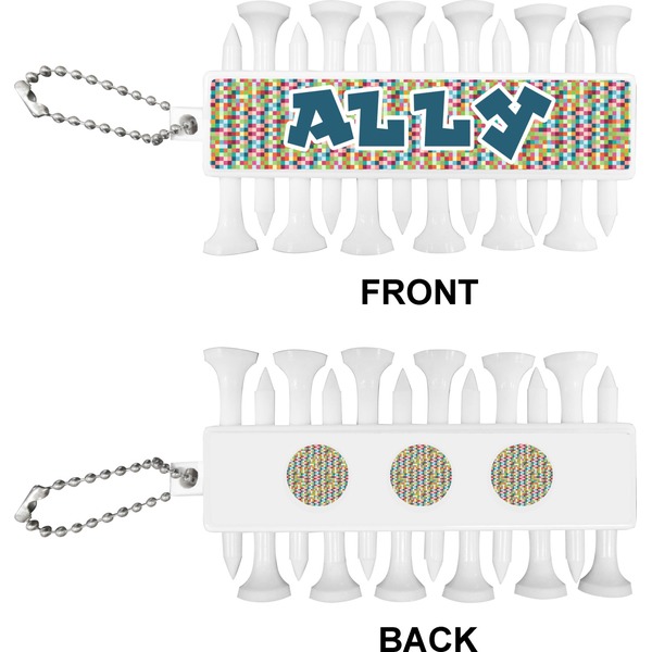 Retro Pixel Squares Golf Buddy (Approval)