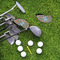 Retro Pixel Squares Golf Club Covers - LIFESTYLE