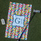 Retro Pixel Squares Golf Towel Gift Set - Main