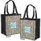 Retro Pixel Squares Grocery Bag - Apvl