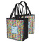 Retro Pixel Squares Grocery Bag - MAIN