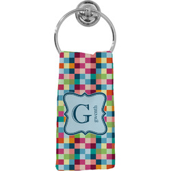 Retro Pixel Squares Hand Towel - Full Print (Personalized)