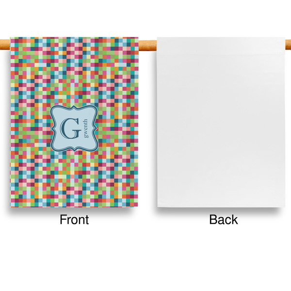 Retro Pixel Squares House Flags - Single Sided - APPROVAL