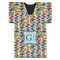 Retro Pixel Squares Jersey Bottle Cooler (Personalized)