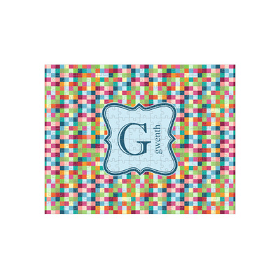 Retro Pixel Squares 252 pc Jigsaw Puzzle (Personalized)
