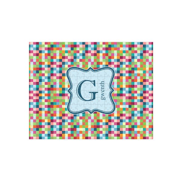 Custom Retro Pixel Squares 252 pc Jigsaw Puzzle (Personalized)