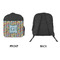Retro Pixel Squares Kid's Backpack - Approval