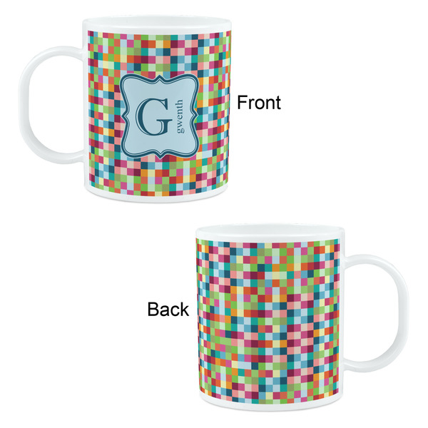 Retro Pixel Squares Kid's Mug - Apvl