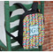 Retro Pixel Squares Kids Backpack - In Context
