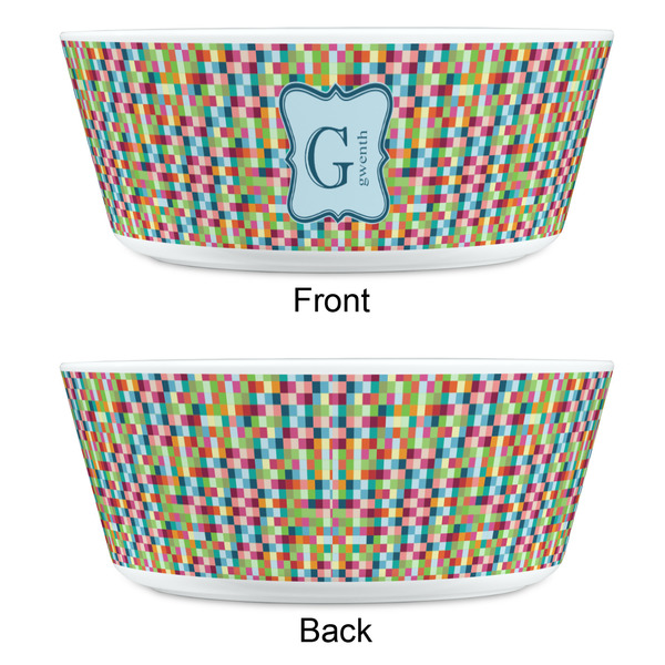 Retro Pixel Squares Kids Bowls - APPROVAL