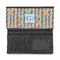 Retro Pixel Squares Ladies Wallet - Half Way Open