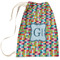 Retro Pixel Squares Laundry Bag (Personalized)