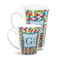 Retro Pixel Squares Latte Mugs Main