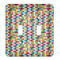 Retro Pixel Squares Light Switch Cover (2 Toggle Plate)