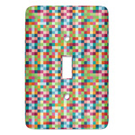 Retro Pixel Squares Light Switch Cover