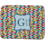 Retro Pixel Squares Memory Foam Bath Mat - 48"x36" (Personalized)