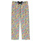 Retro Pixel Squares Mens Pajama Pants - S