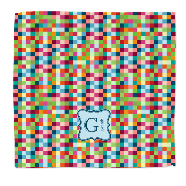 Custom Retro Pixel Squares Microfiber Dish Rag (Personalized)