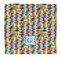 Retro Pixel Squares Microfiber Dish Rag - Front/Approval