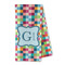 Retro Pixel Squares Kitchen Towel - Microfiber (Personalized)